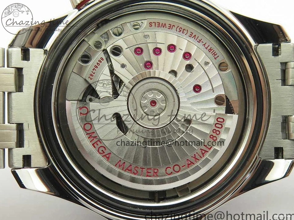 0419 ZeroBulk 2018 Seamaster Diver 300M OMF Best Edition Blue Ceramic Blue Dial on SS Bracelet A8800 (Black Balance Wheel) 7957